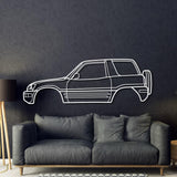 1996 RAV4 1st Gen (XA10) Metal Car Wall Art - MT0258