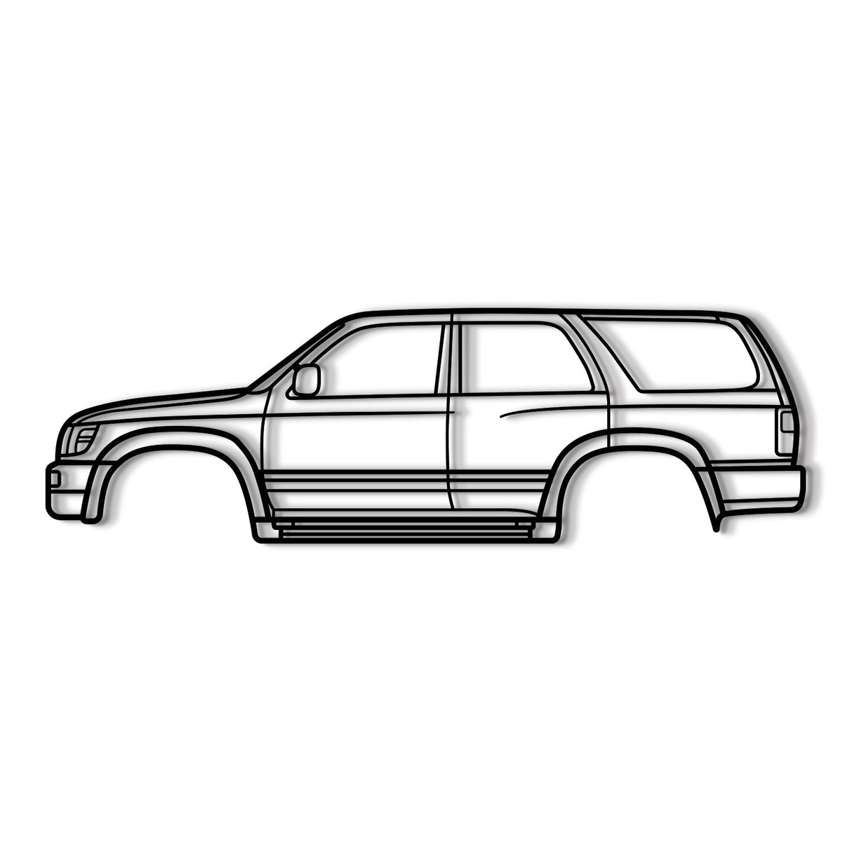 1996 4Runner 3rd Gen (N180)  Metal Car Wall Art - MT0257