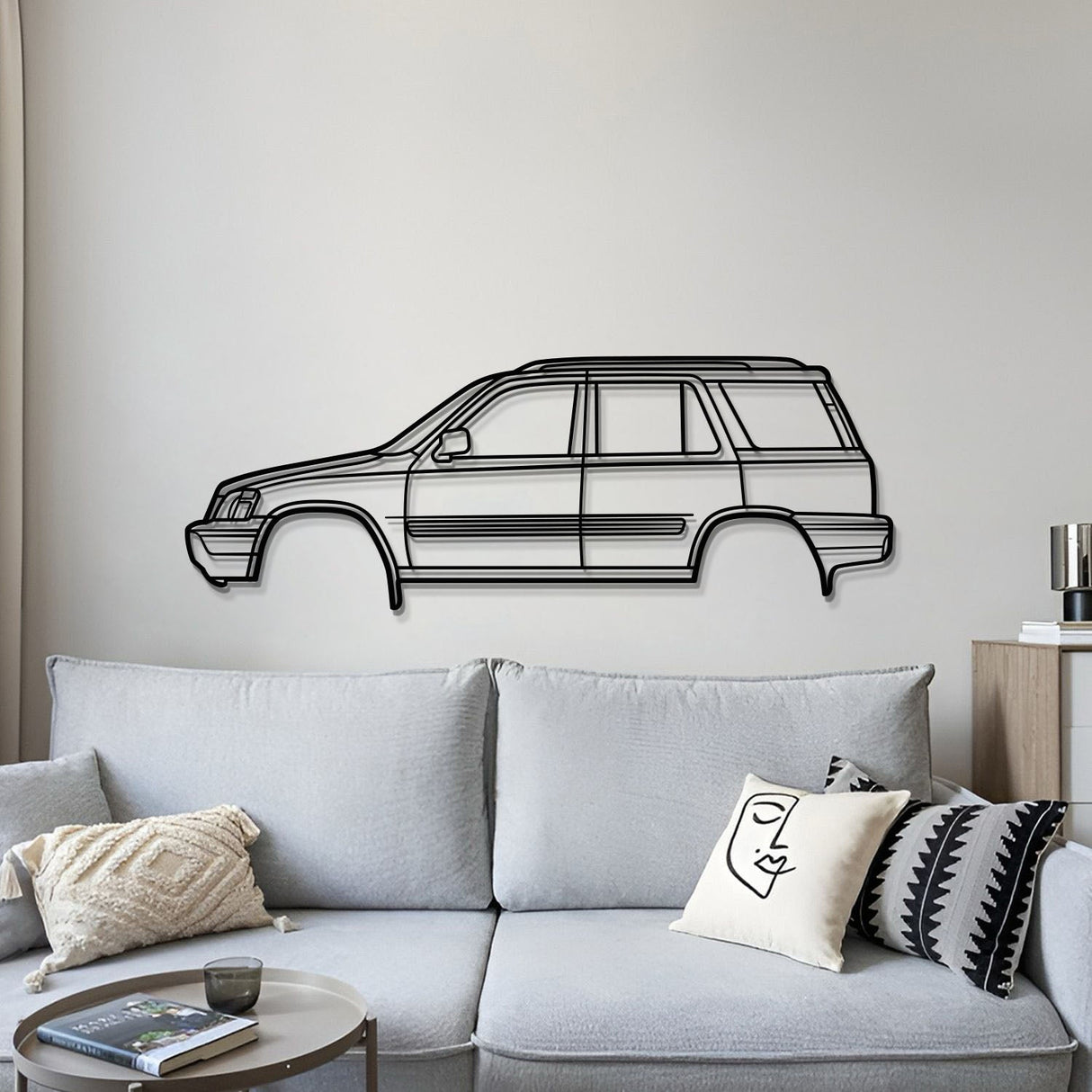 1997 CR-V 1st Gen Metal Car Wall Art - MT0261