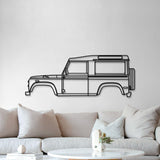 1997 Defender 90 Metal Car Wall Art - MT0262