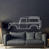 1997 Defender 90 Metal Car Wall Art - MT0262