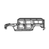 1998 H1 Alpha Metal Car Wall Art - MT0267