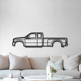 1999 F-350 Super Duty 1st Gen Metal Car Wall Art - MT0275