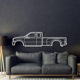 1999 F-350 Super Duty 1st Gen Metal Car Wall Art - MT0275