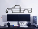 1999 Sierra 1500 2nd Gen Metal Car Wall Art - MT0277