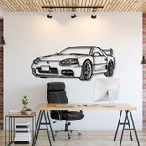 1999 3000GT Perspective Metal Car Wall Art - MT0455