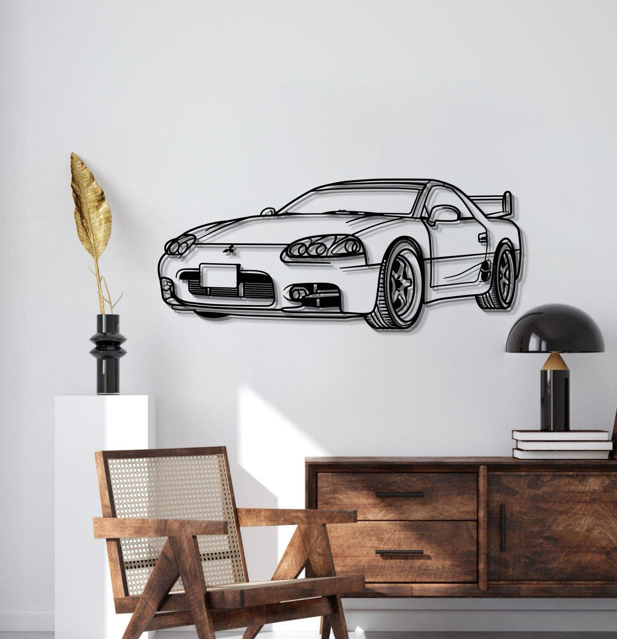 1999 3000GT Perspective Metal Car Wall Art - MT0455