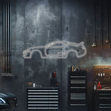 Supra MK4 Metal Neon Car Wall Art - MTN0046