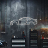 E92 Metal Neon Car Wall Art - MTN0018