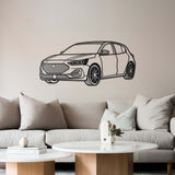 2024 Focus ST Edition Perspective Metal Car Wall Art - MT1224