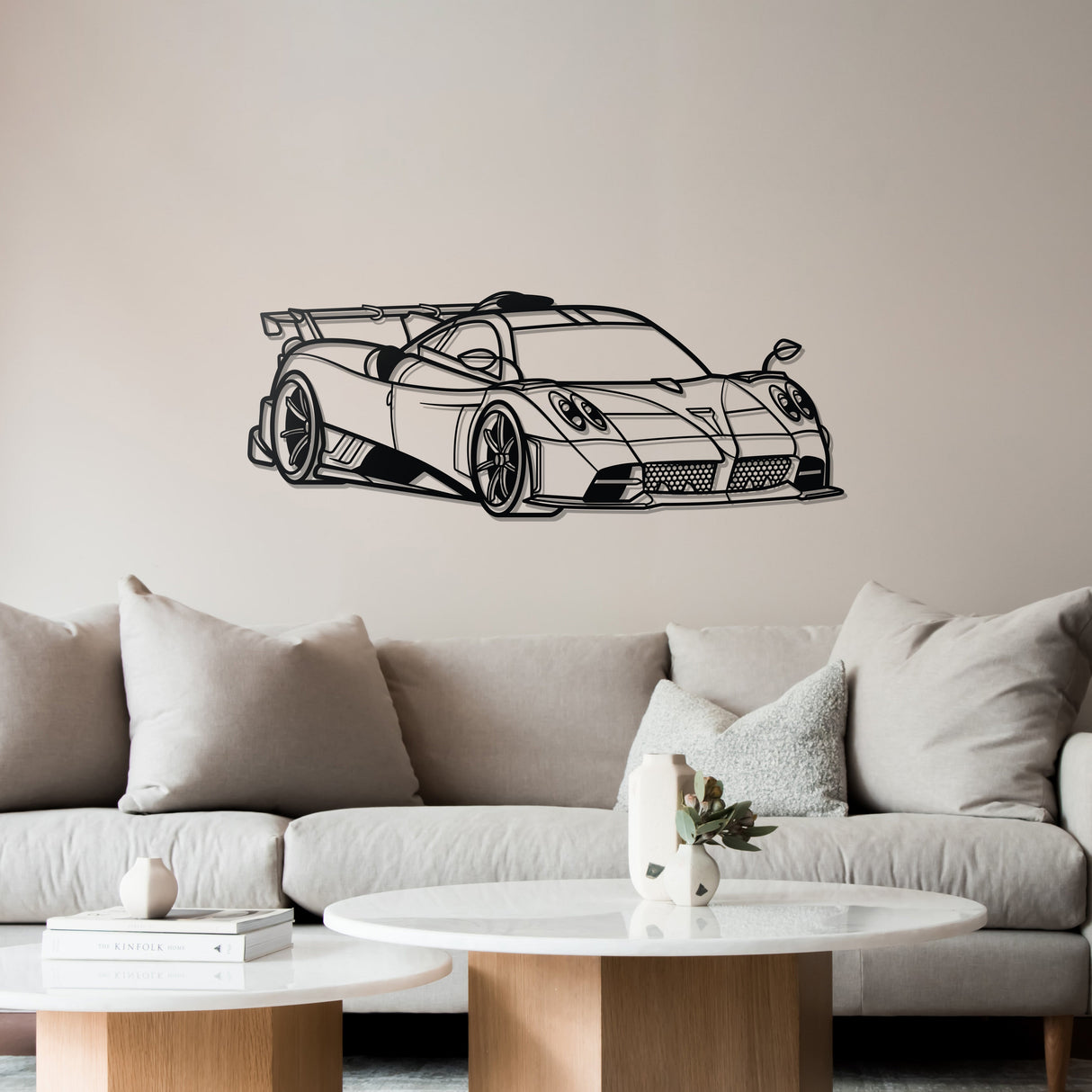 Imola Perspective Metal Car Wall Art - MT1220