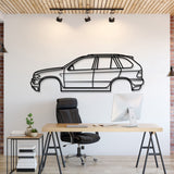 2000 X5 E53 1st Gen Metal Car Wall Art - MT0283