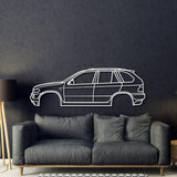 2000 X5 E53 1st Gen Metal Car Wall Art - MT0283