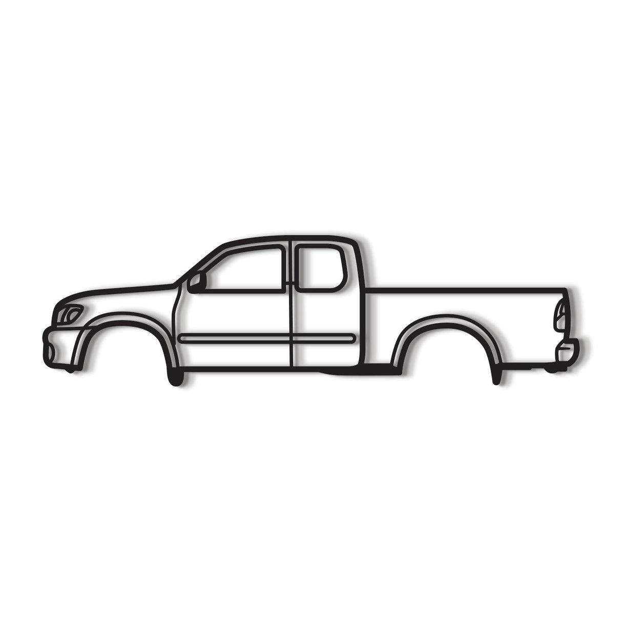 2000 Tundra 1st Gen Metal Car Wall Art - MT0282