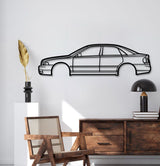 2001 RS4 B5 Metal Car Wall Art - MT0292