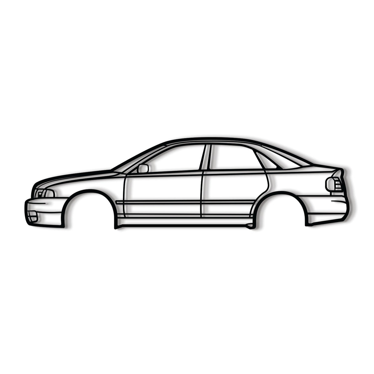 2001 RS4 B5 Metal Car Wall Art - MT0292