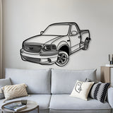 2001 SYV Lightning Perspective Metal Car Wall Art - MT1265