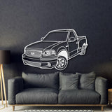 2001 SYV Lightning Perspective Metal Car Wall Art - MT1265