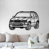 2002 X5 Perspective Metal Car Wall Art - MT1239