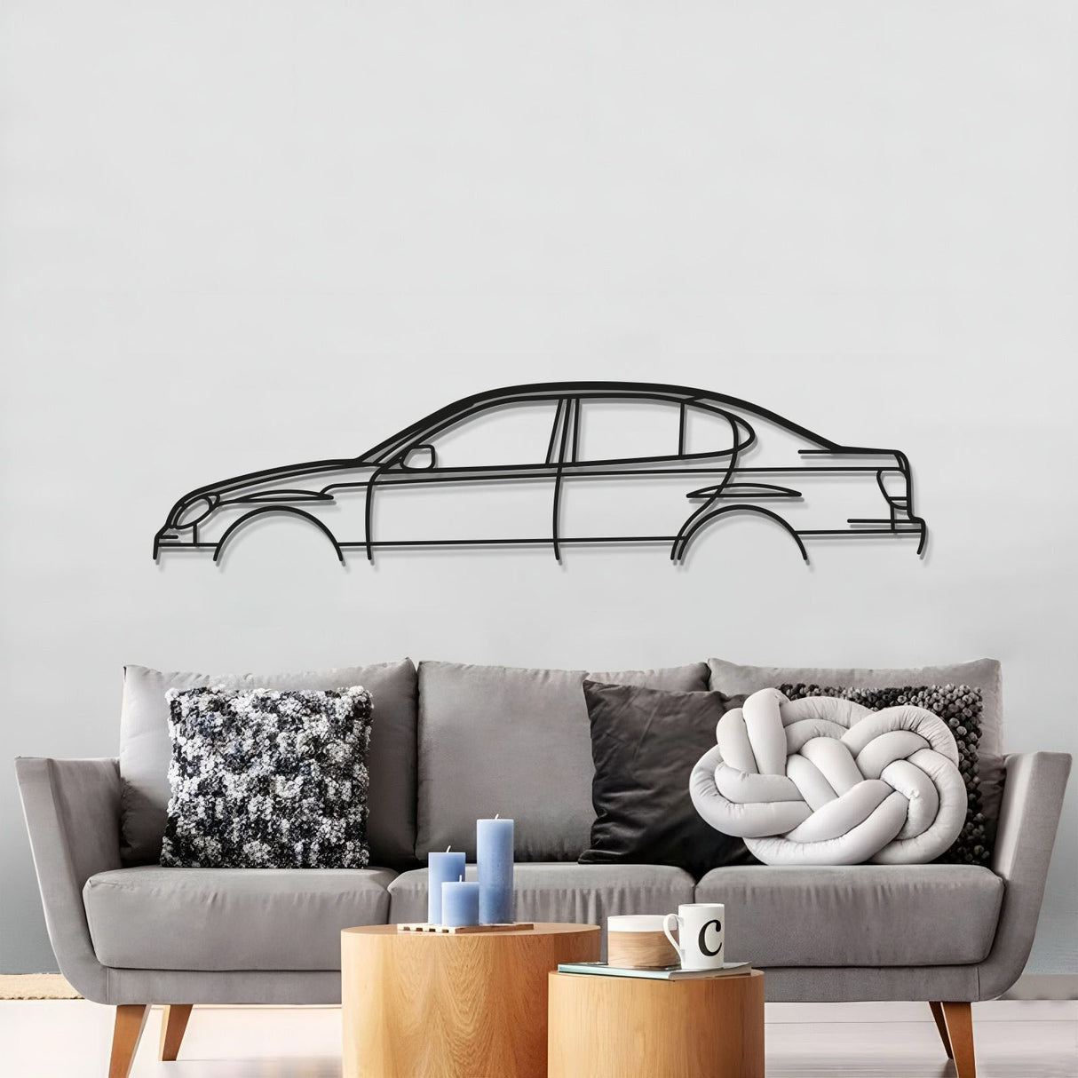 2002 GS300 Classic Metal Car Wall Art - MT0300