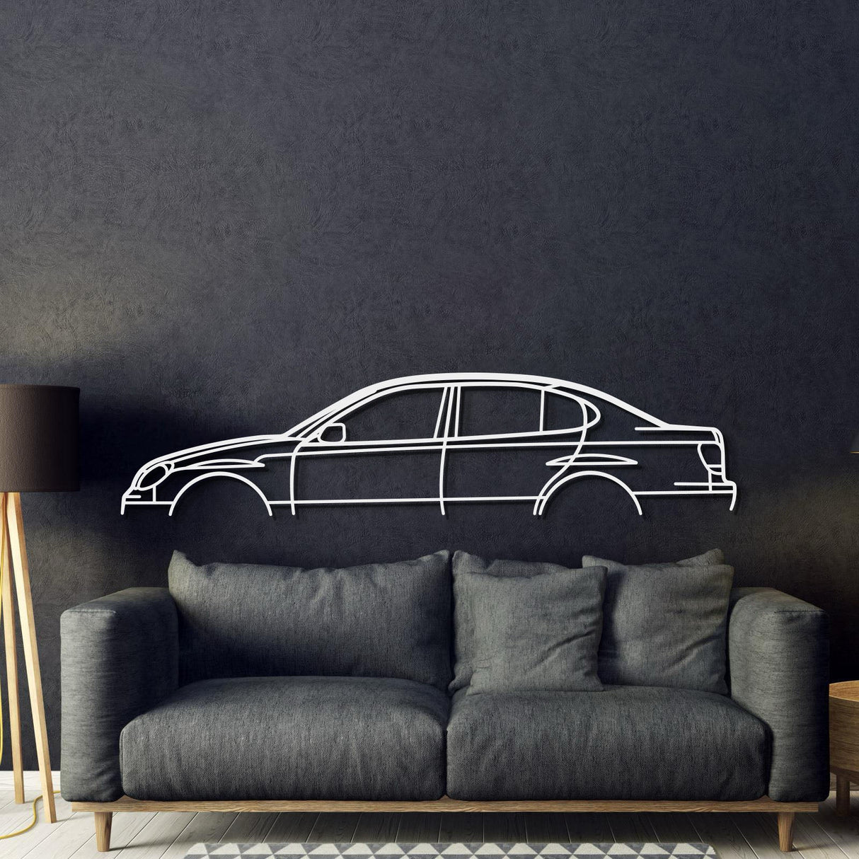 2002 GS300 Classic Metal Car Wall Art - MT0300