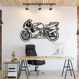 2002 GSX-R Metal Motorcycle Wall Art - MT1411