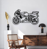 2002 GSX-R Metal Motorcycle Wall Art - MT1411