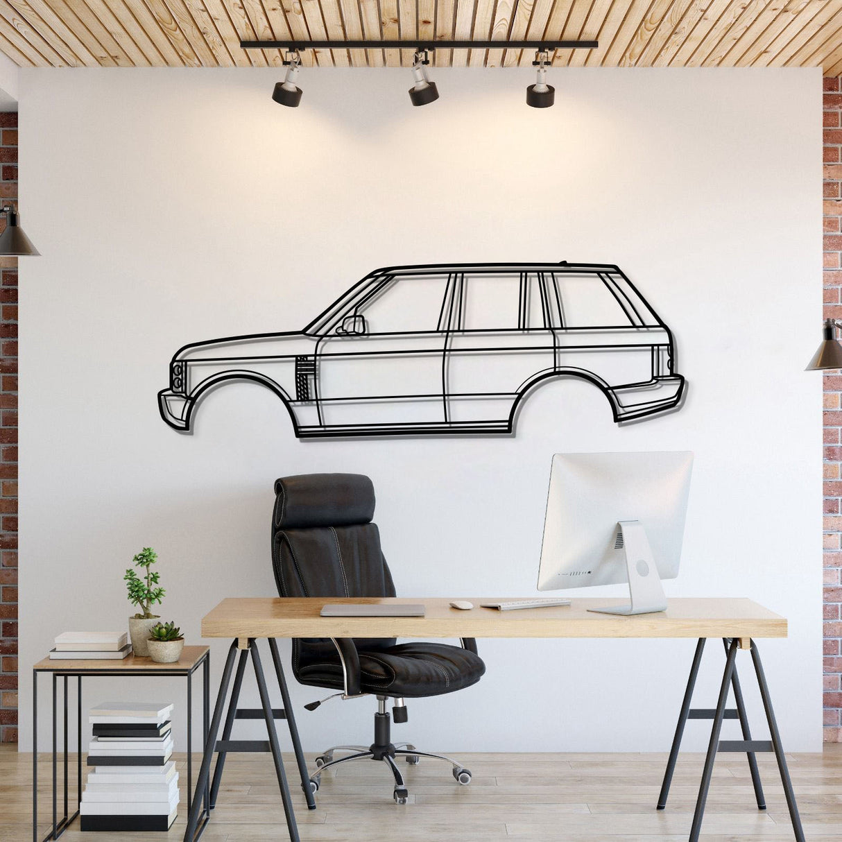 2003 Range Rover L322 (3rd Gen) Metal Car Wall Art - MT0309