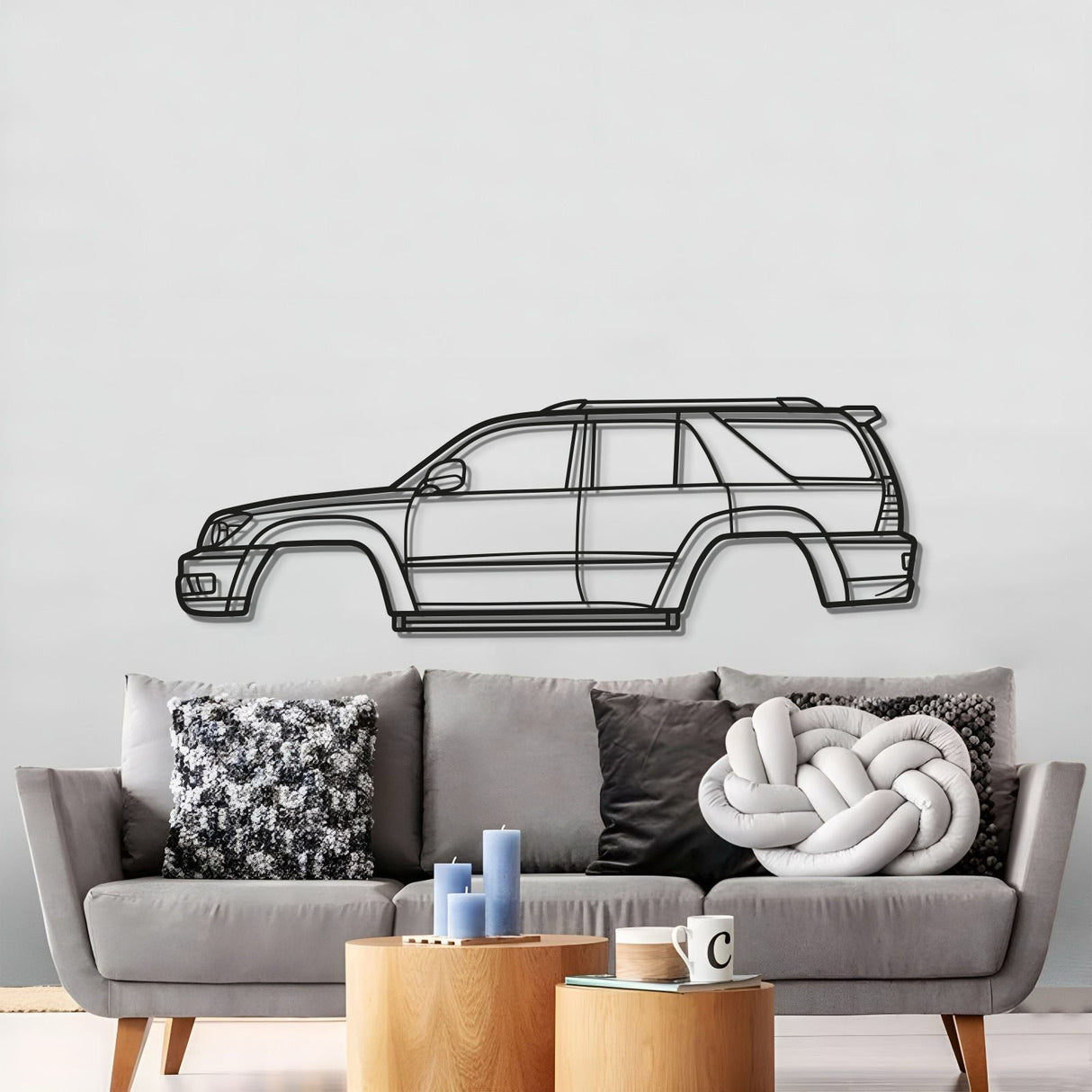 2003 4Runner 4th Gen (N210) Metal Car Wall Art - MT0304