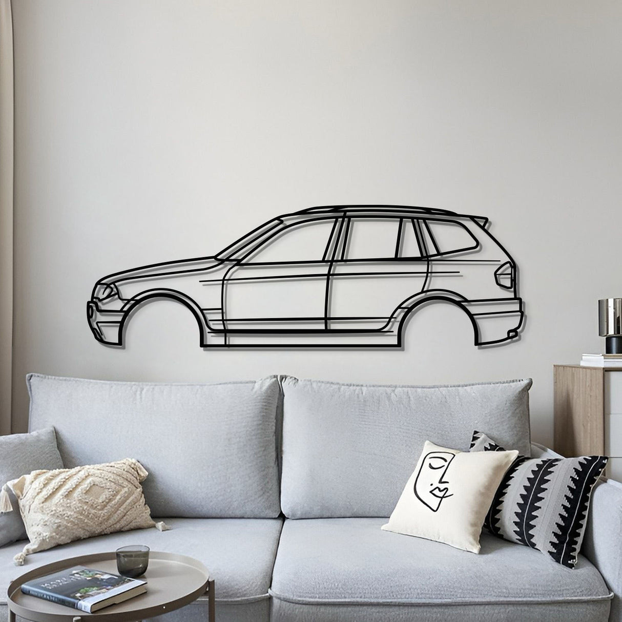 2004 X3 E83 1st Gen Metal Car Wall Art - MT0318