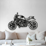 2014 Monster 1200S Metal Motorcycle Wall Art - MT1390