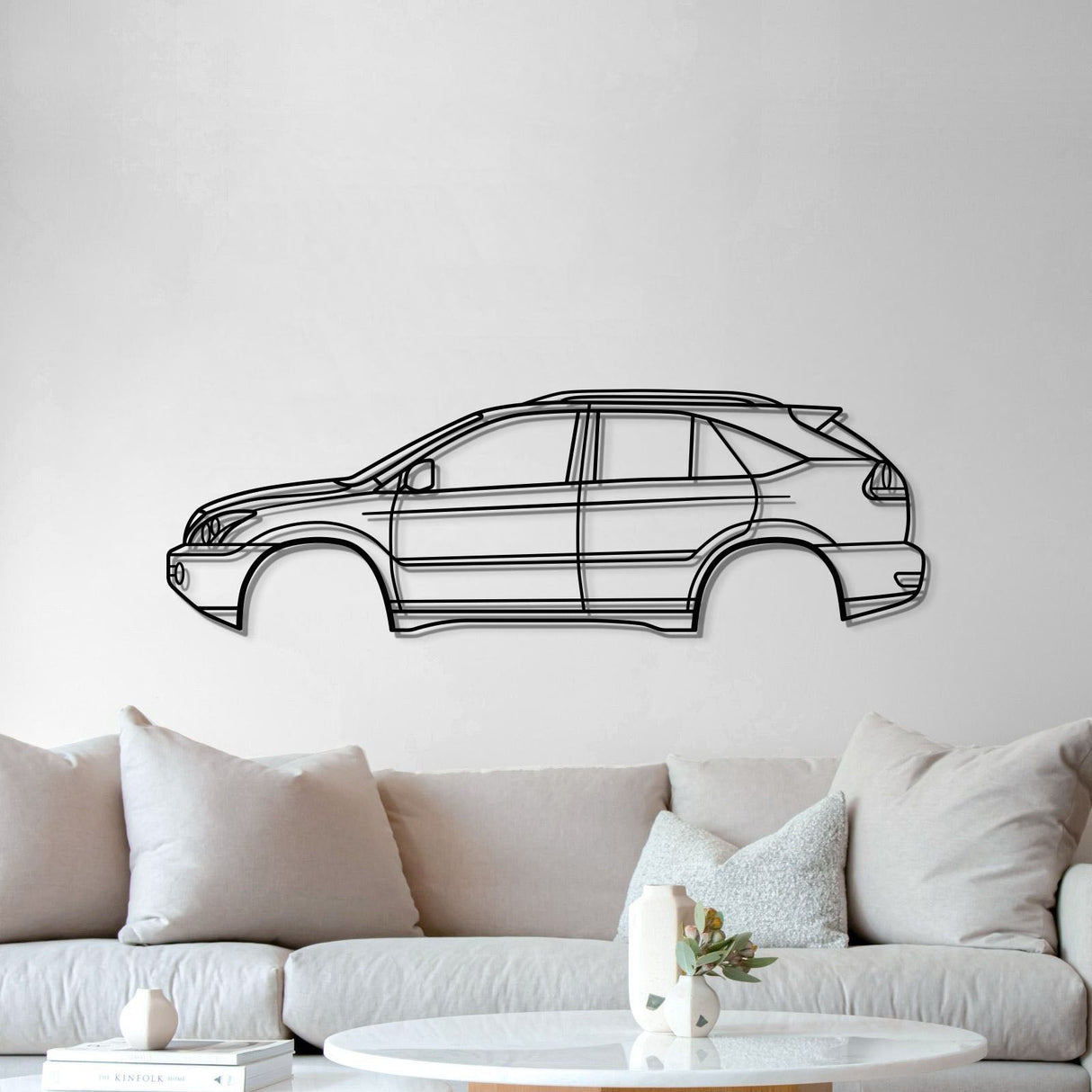 2004 RX 2nd Gen Metal Car Wall Art - MT0316