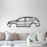 2004 RX 2nd Gen Metal Car Wall Art - MT0316