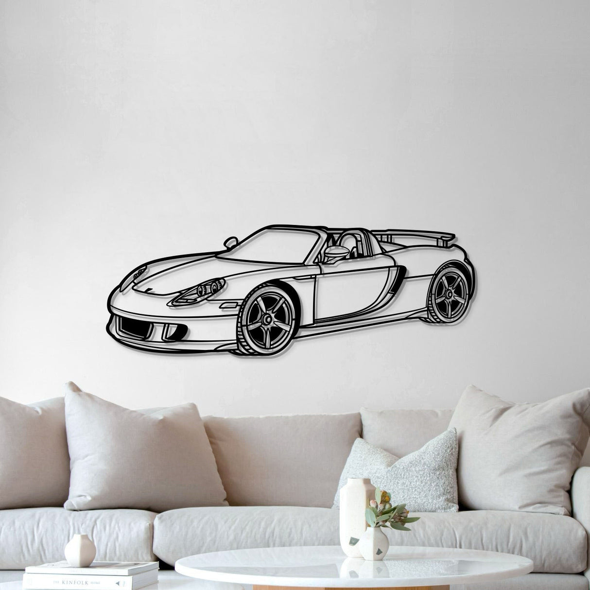 Perspective Metal Car Wall Art - MT1188