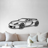 Perspective Metal Car Wall Art - MT1188