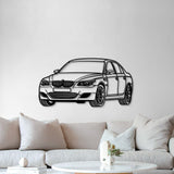 2005 E60 M5 Perspective Metal Car Wall Art - MT0427