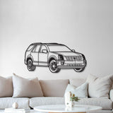 2005 SRX Perspective Metal Car Wall Art - MT1212