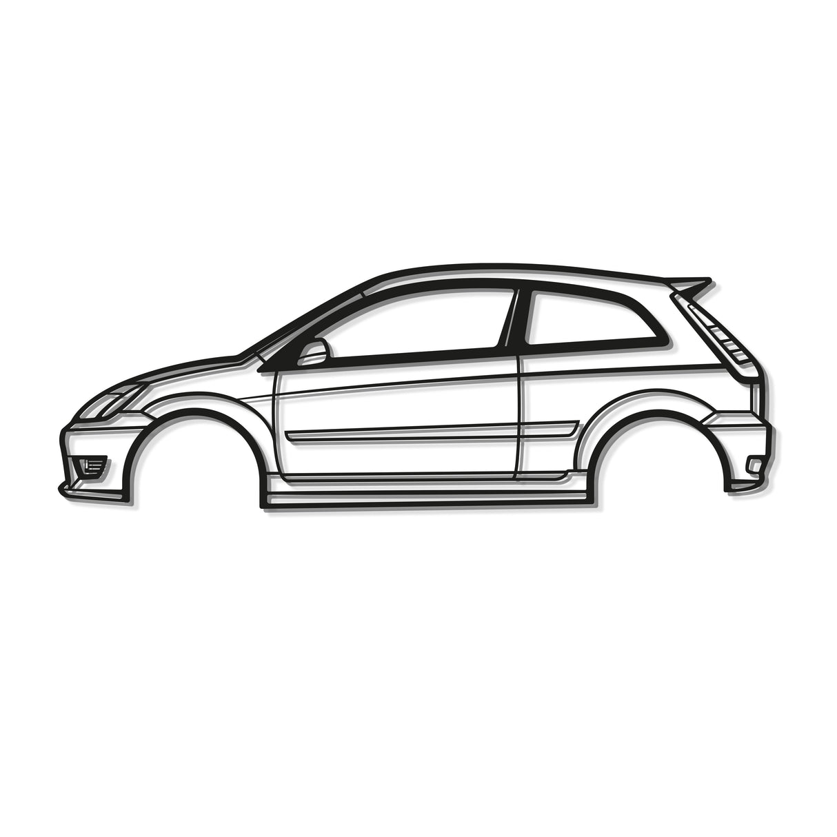 2005 Fiesta ST 150 Metal Car Wall Art - MT0321