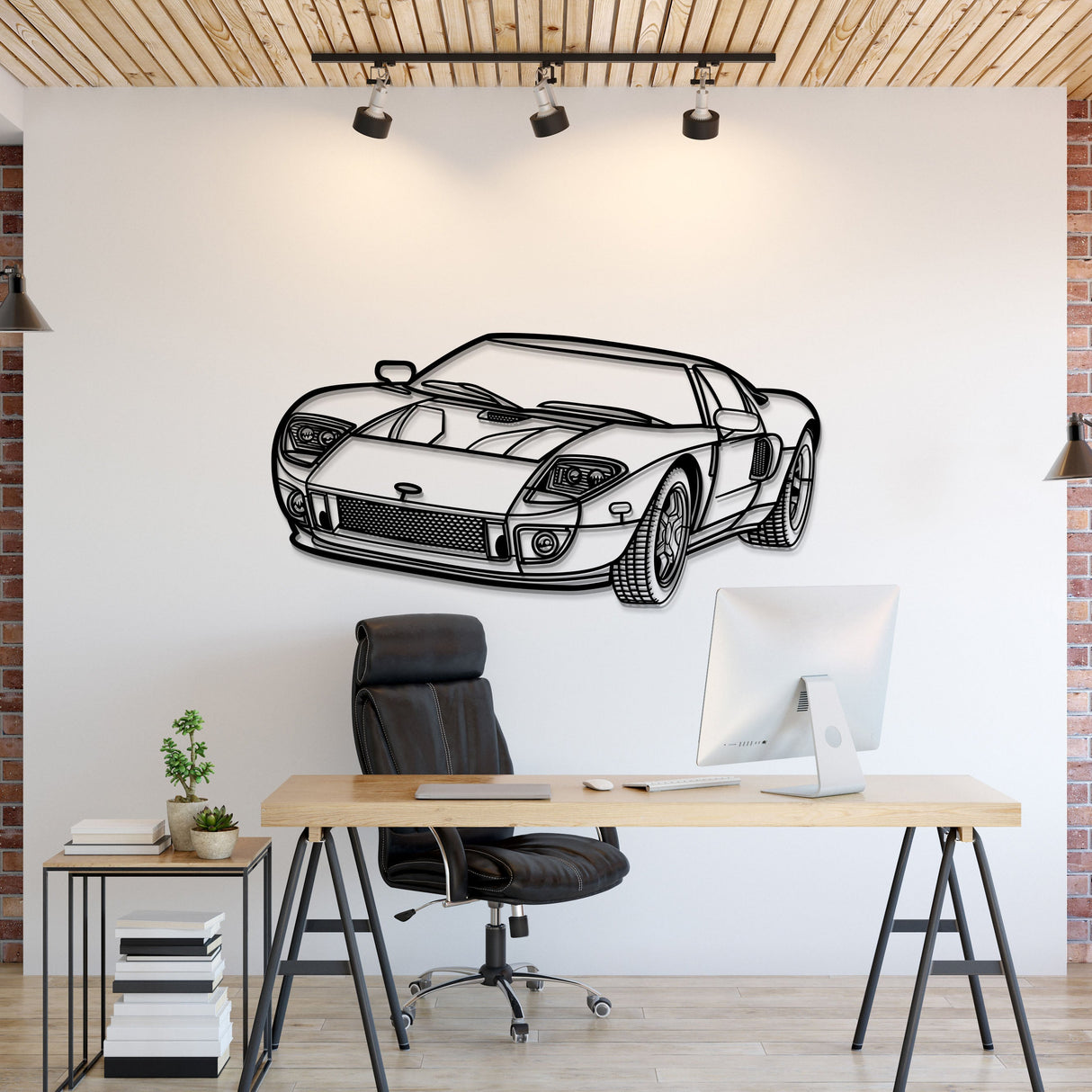 2005 GT Perspective Metal Car Wall Art - MT1157