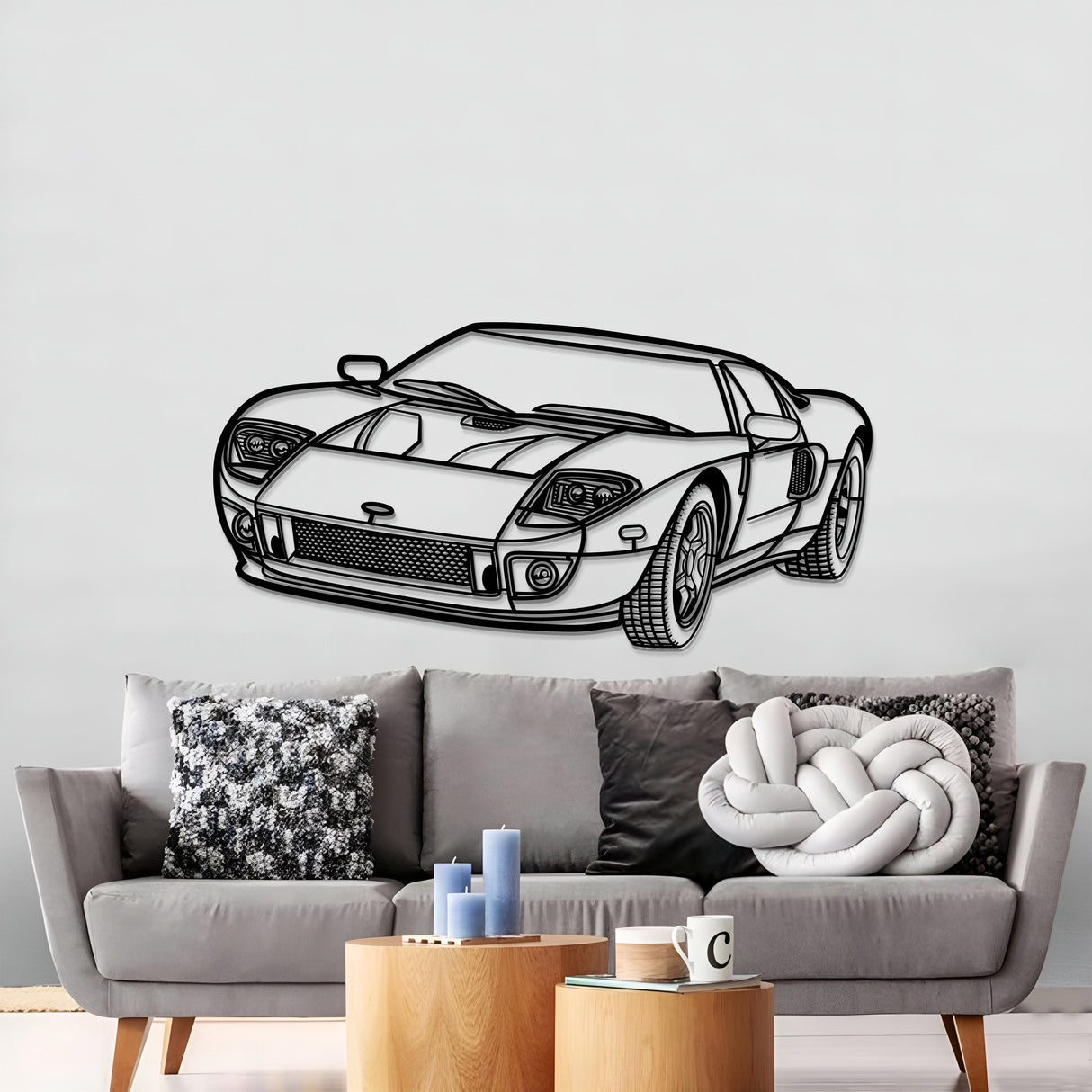 2005 GT Perspective Metal Car Wall Art - MT1157