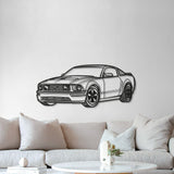 2005 Mustang Perspective Metal Car Wall Art - MT0442