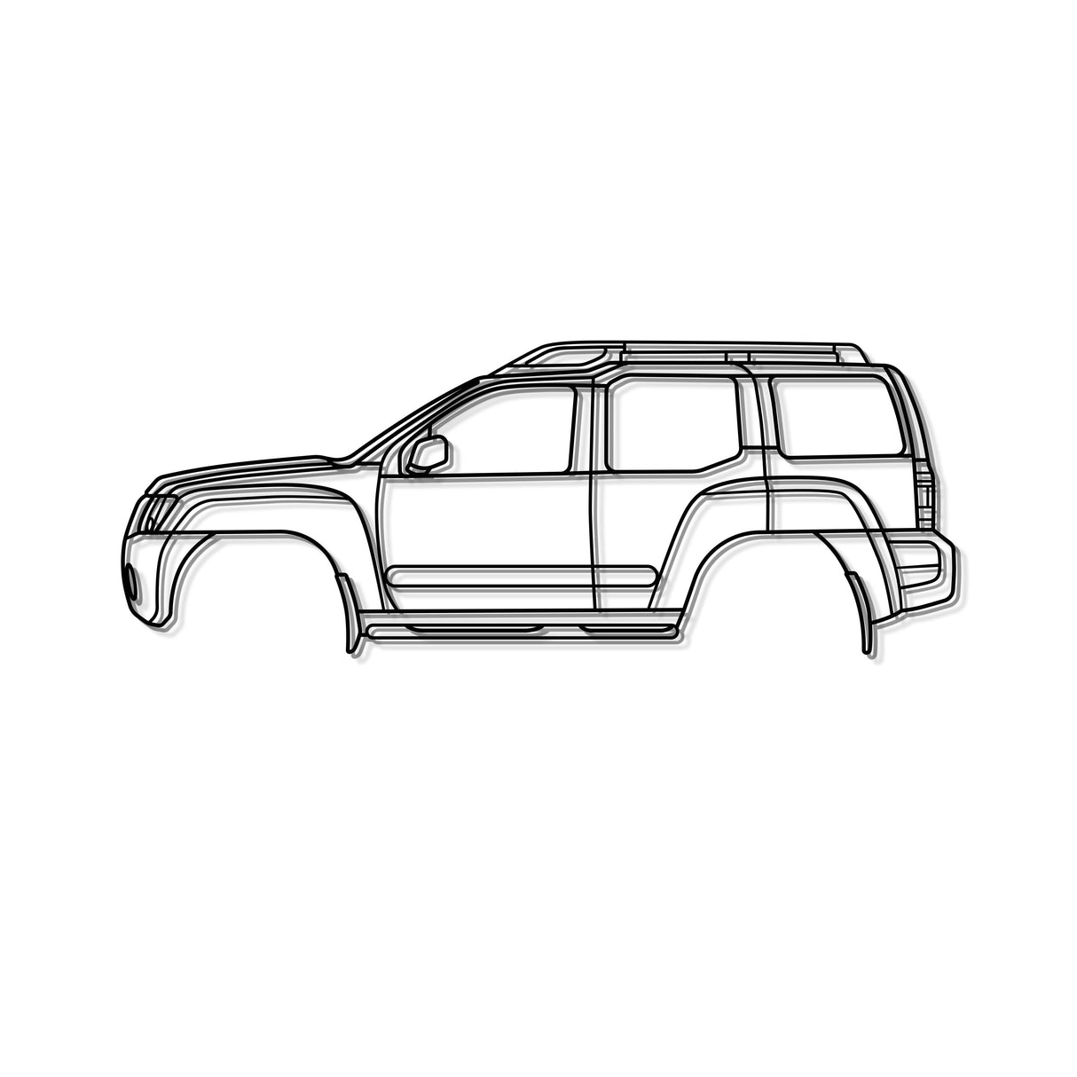 2005 Xterra 2nd Gen Metal Car Wall Art - MT0328