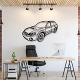 2005 Outback XT Perspective Metal Car Wall Art - MT1310