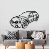 2005 Outback XT Perspective Metal Car Wall Art - MT1310