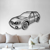 2005 Outback XT Perspective Metal Car Wall Art - MT1310