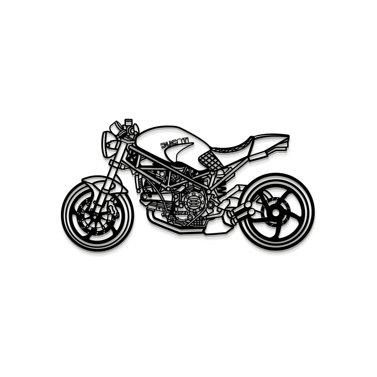 2006 Monster S2R1000 Metal Motorcycle Wall Art - MT1391