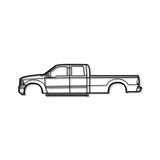 2006 F-250 Metal Car Wall Art - MT0330