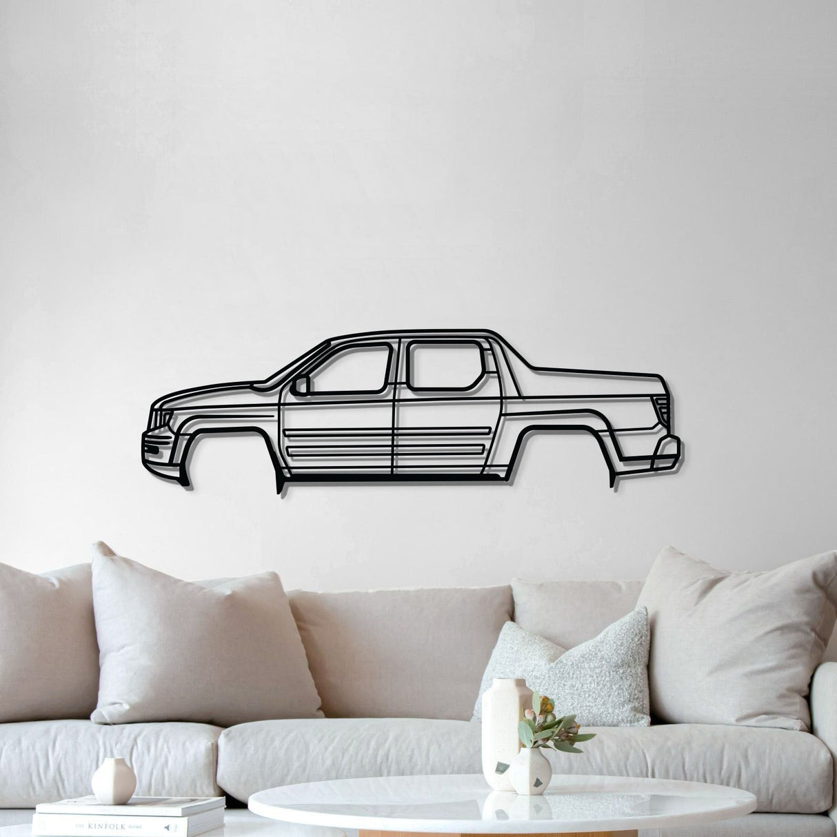 2006 Ridgeline 1st Gen Metal Car Wall Art - MT0335