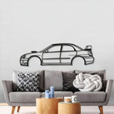 2006 WRX STI Blobeye Metal Car Wall Art - MT0337