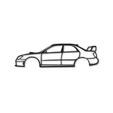 2006 WRX STI Hawkeye Metal Car Wall Art - MT0338